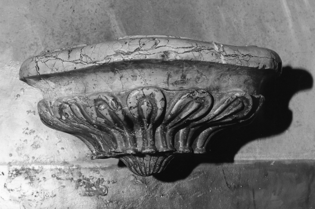 acquasantiera - ambito laziale (seconda metà sec. XVIII)