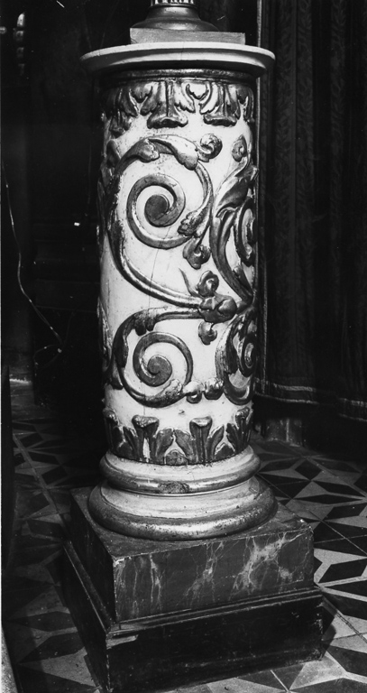 piedistallo - ambito laziale (fine sec. XIX)