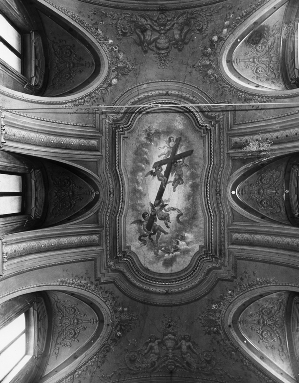 gloria della croce (decorazione pittorica) di Nenci Gaetano (sec. XIX)