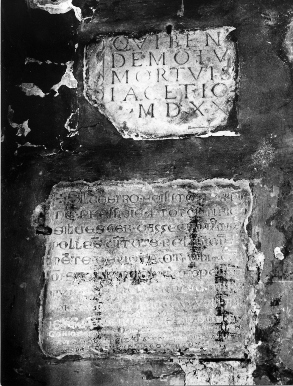 lapide - ambito laziale (secondo quarto sec. XV)