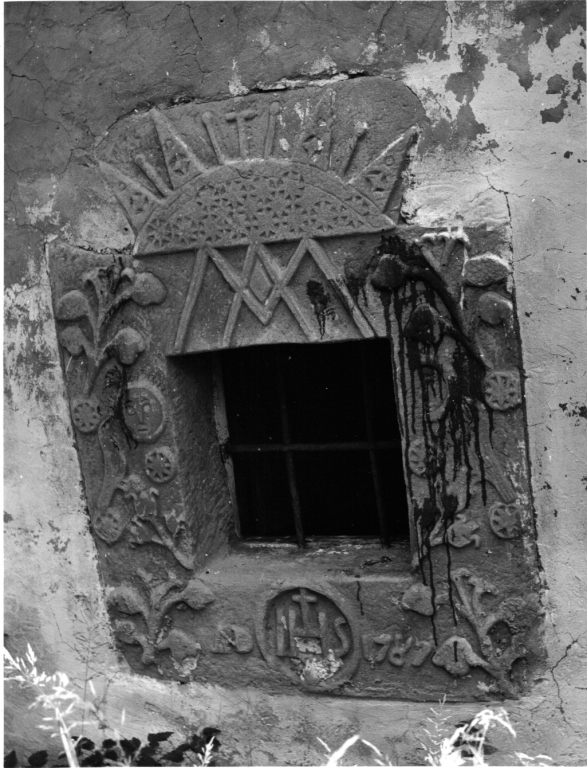 mostra di finestra - ambito laziale (sec. XVIII)