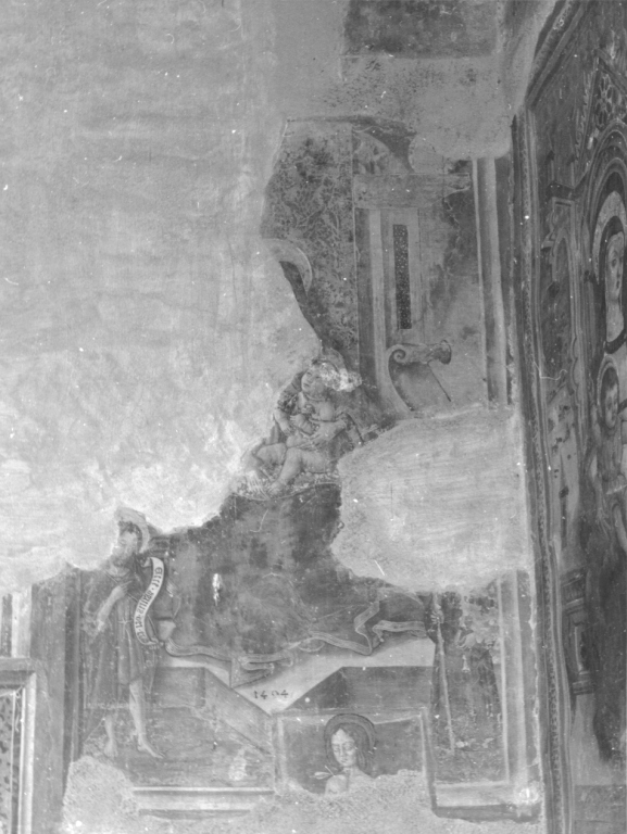 Madonna con Bambino in trono tra santi (dipinto, elemento d'insieme) - bottega marchigiano-abruzzese (sec. XV)