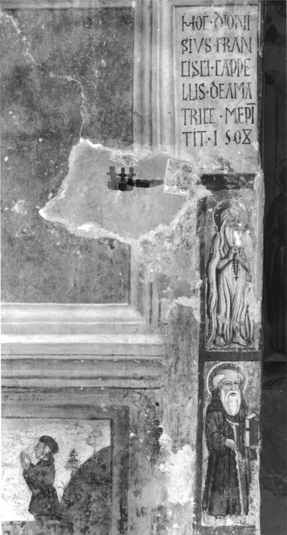 iscrizione (dipinto, complesso decorativo) di Cappelli Dionisio (sec. XVI)