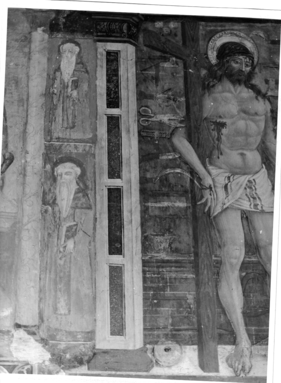 Sant'Antonio Abate (dipinto, complesso decorativo) - ambito laziale (fine/inizio secc. XV/ XVI)