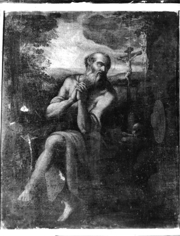 San Girolamo penitente (dipinto) - ambito romano (sec. XVII)