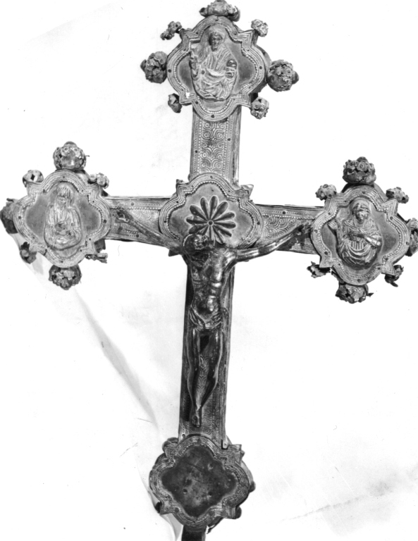 croce processionale - ambito abruzzese (fine/inizio secc. XV/ XVI)