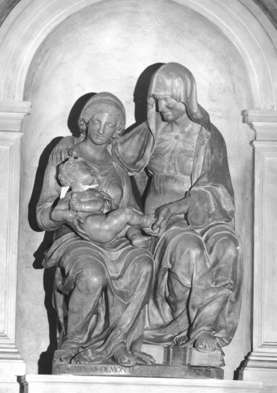 Madonna con Bambino e Sant'Anna (gruppo scultoreo) di Contucci Andrea detto Andrea Sansovino (sec. XVI)