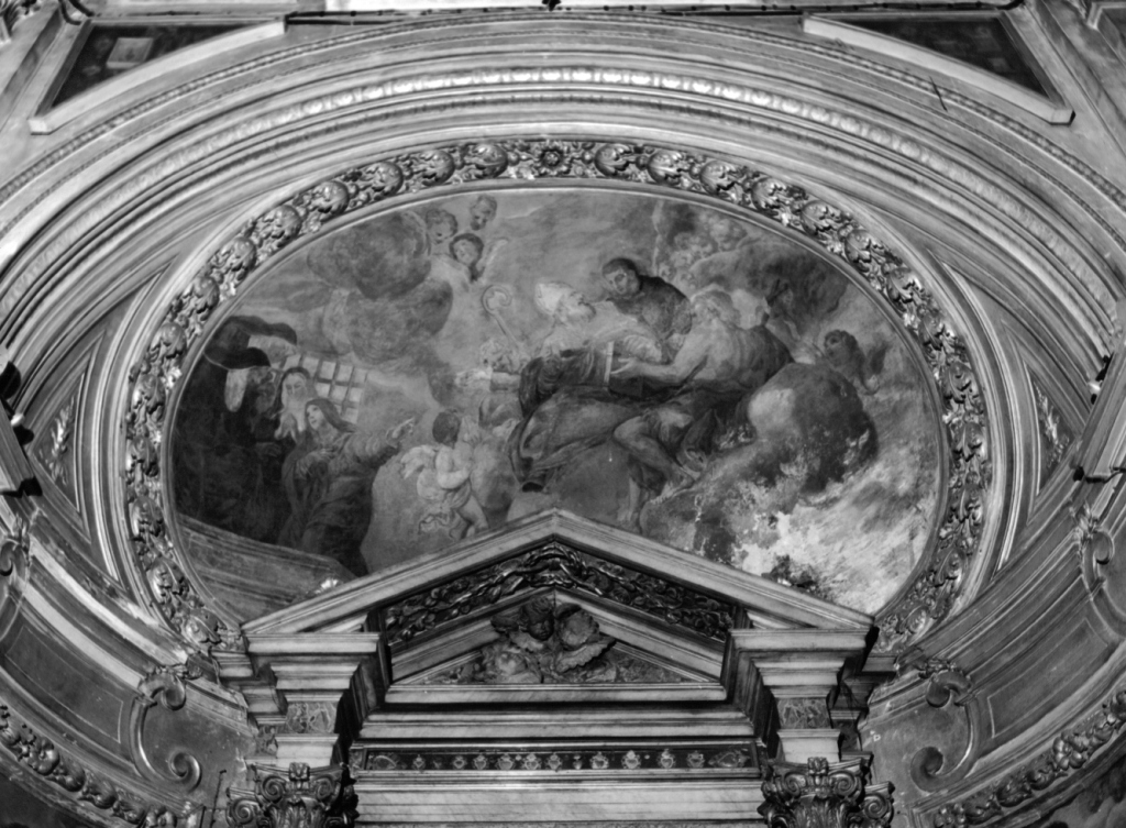 visione di Santa Rita da Cascia (dipinto) di Locatelli Pietro (sec. XVII)