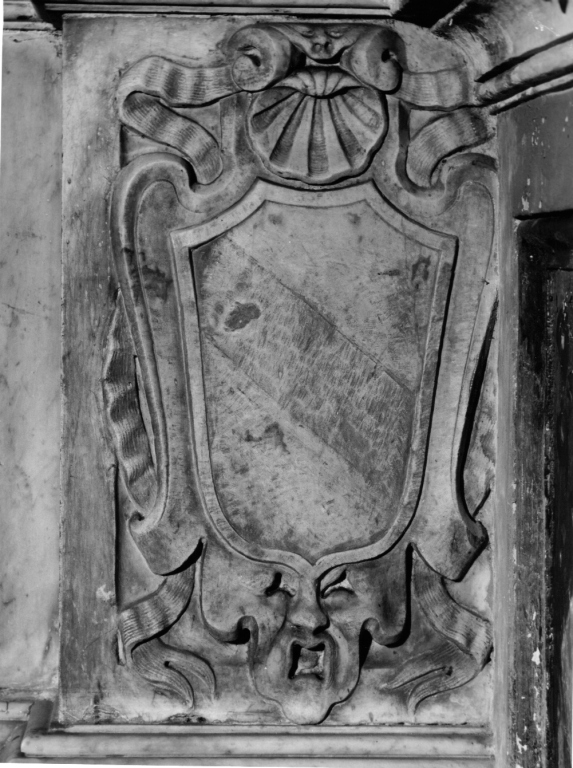 stemma gentilizio della famiglia Vipereschi (rilievo) - ambito romano (sec. XVII)