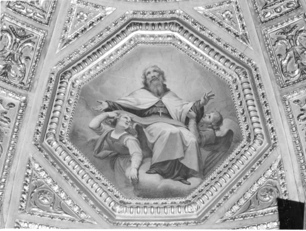 ascesa al cielo di Sant'Agostino (dipinto, complesso decorativo) di Speranza Giovanni Battista (sec. XVII)