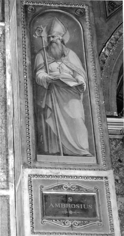Sant'Ambrogio (dipinto, ciclo) di Gagliardi Pietro (sec. XIX)