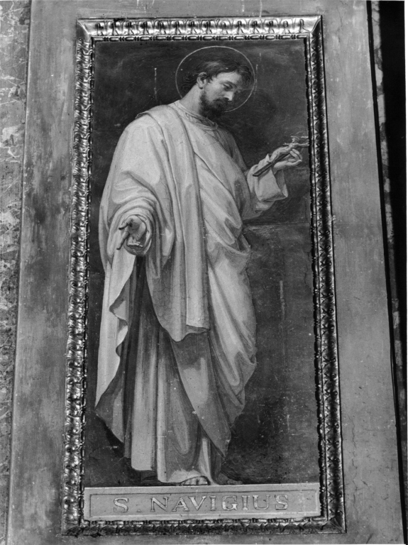 San Navigio (dipinto, pendant) di Gagliardi Pietro (sec. XIX)