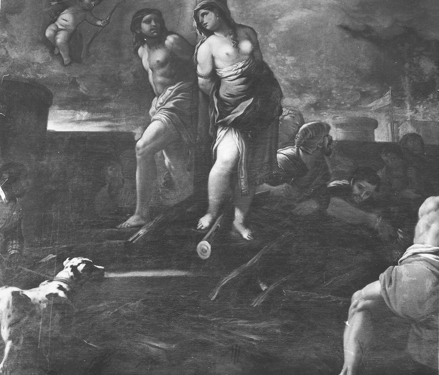 Olindo e Sofronia (dipinto) di Malinconico Nicola (fine/inizio secc. XVII/ XVIII)