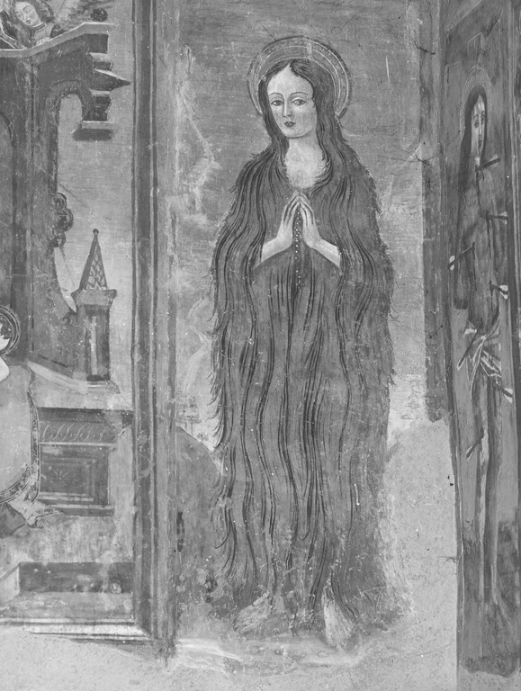 Santa Maria Egiziaca (dipinto) di Maestro della Madonna della Misericordia (attribuito) (fine sec. XV)