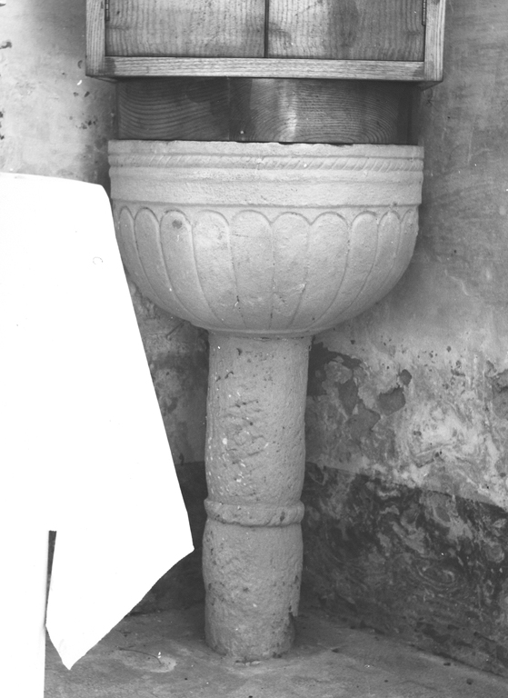 fonte battesimale - ambito laziale (sec. XIX)