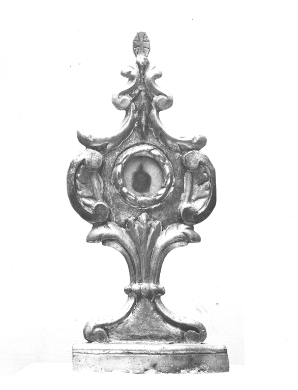 reliquiario, coppia - ambito laziale (sec. XVIII)