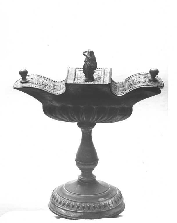 navicella portaincenso - ambito laziale (seconda metà sec. XIX)