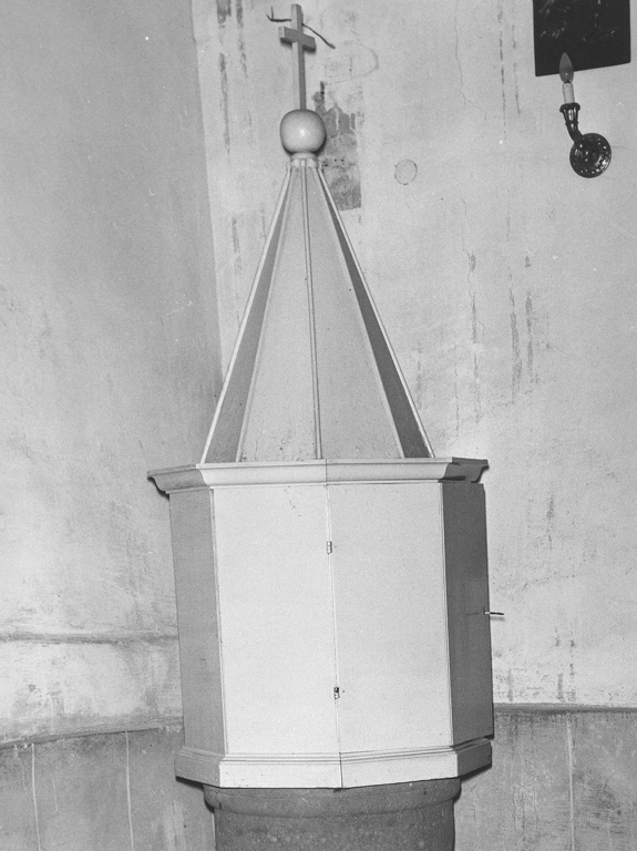 coperchio del fonte battesimale - ambito laziale (fine/inizio secc. XIX/ XX)