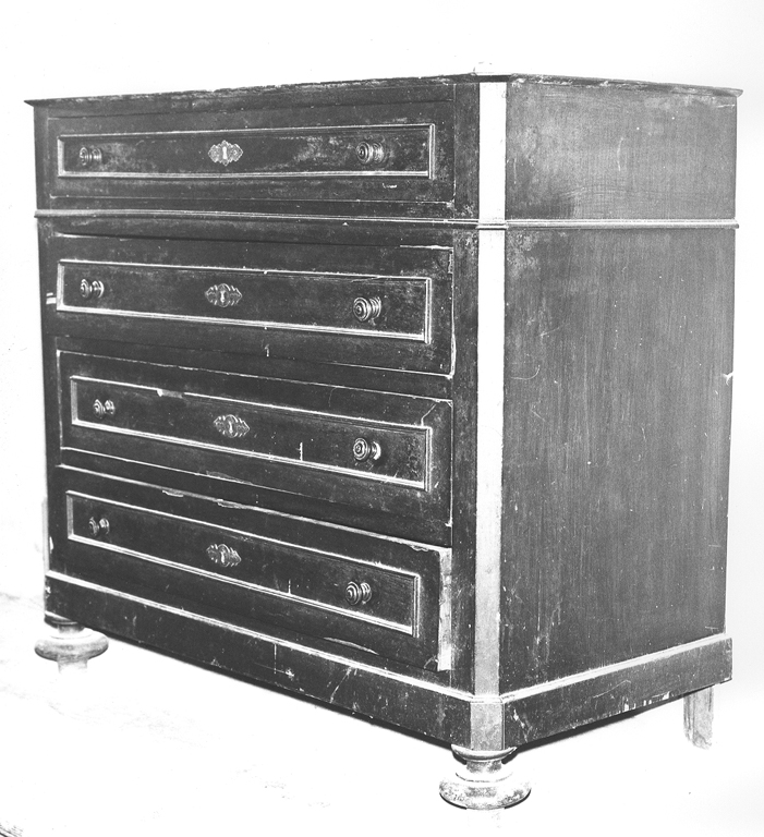 cassettone - ambito laziale (fine sec. XIX)