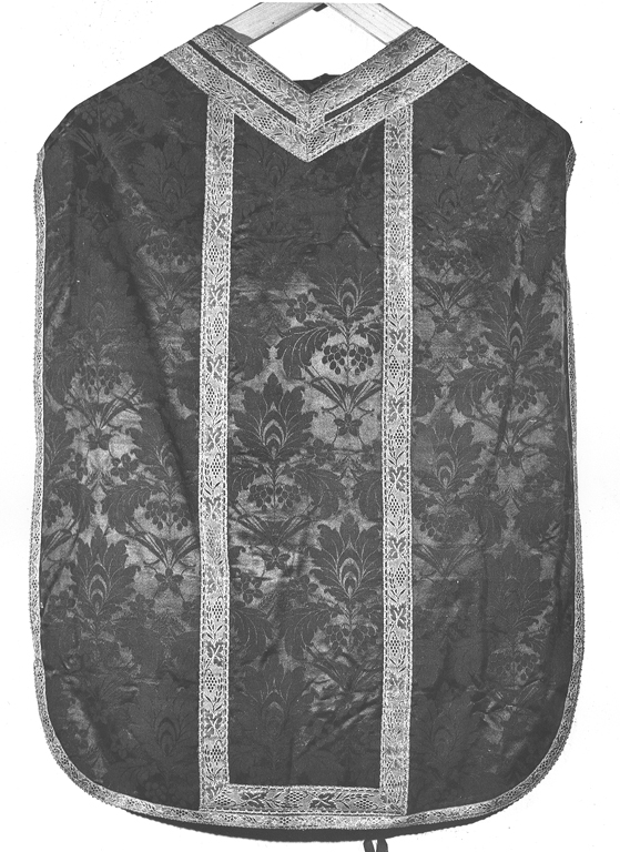 paramento liturgico, elemento d'insieme - ambito laziale (inizio sec. XX)