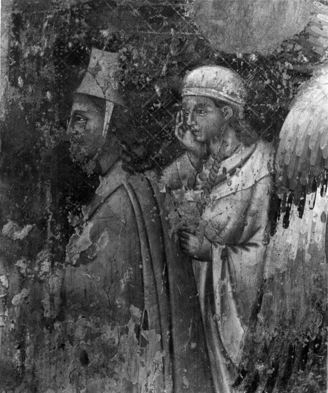 episodi della vita di San Francesco d'Assisi (decorazione pittorica, ciclo) - ambito laziale (metà, seconda metà sec. XIV, sec. XIV)