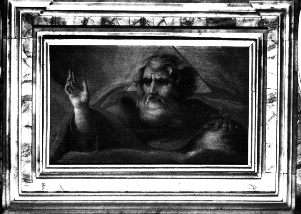 Dio Padre (dipinto) di Ferretti Giovanni Battista (sec. XVII)