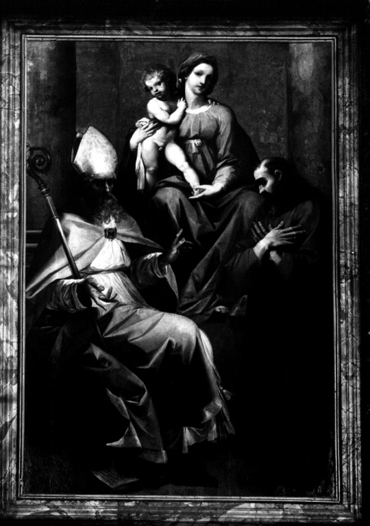 Madonna con Bambino e Santi (pala d'altare) di Cesari Giuseppe detto Cavalier d'Arpino (sec. XVII)