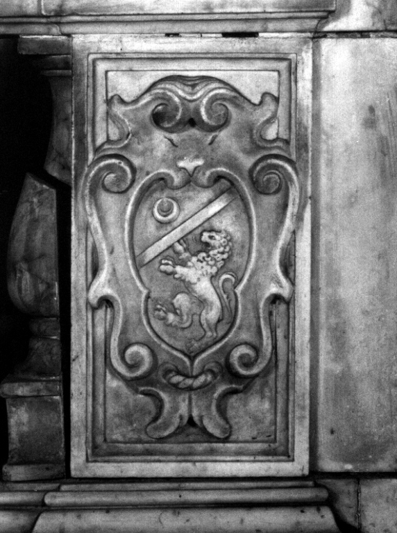 stemma gentilizio (rilievo, coppia) - ambito romano (inizio sec. XVII)