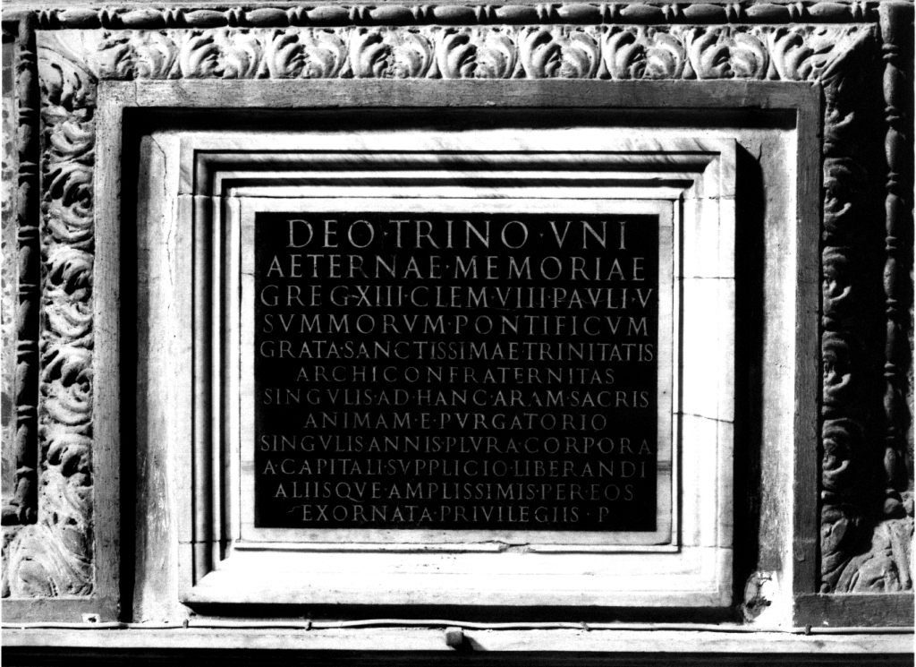 lapide commemorativa - ambito romano (inizio sec. XVII)