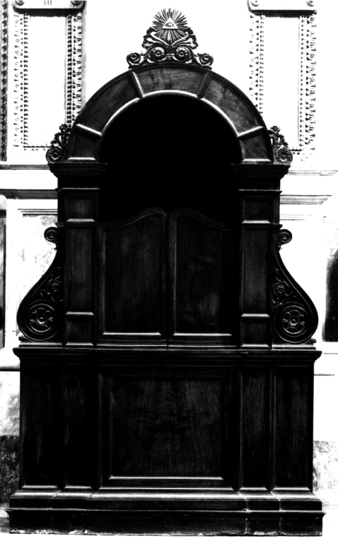 confessionale, serie - ambito romano (seconda metà sec. XIX)