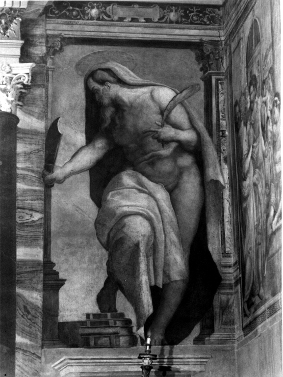 San Bartolomeo (dipinto) di De Rossi Francesco detto Francesco Salviati (sec. XVI)