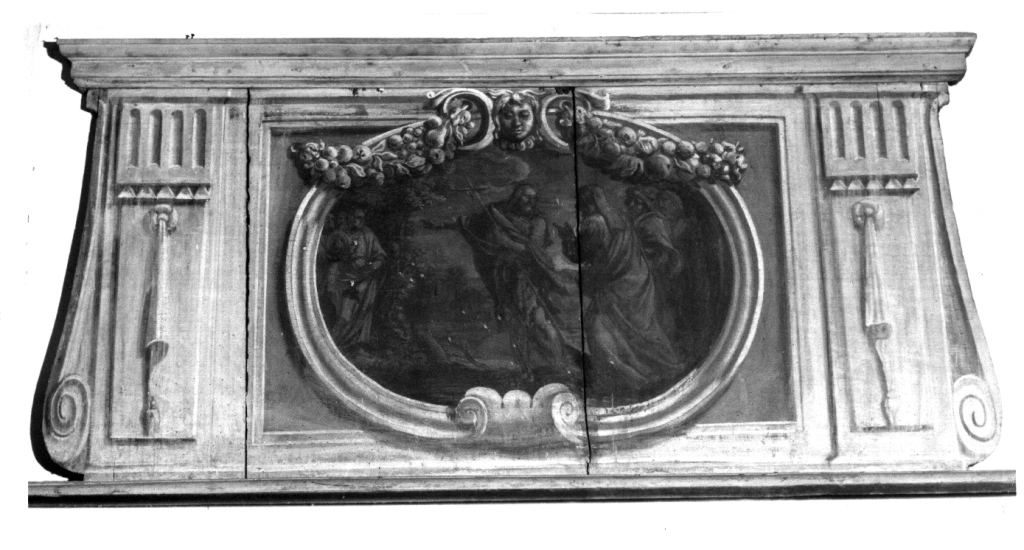 San Giovanni Battista indica Cristo alle turbe (dipinto) di Ciampelli Agostino (sec. XVII)