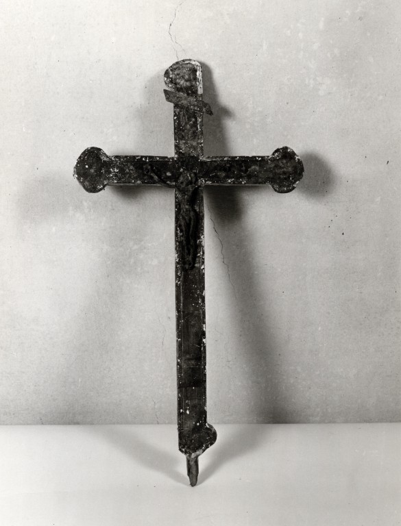 Cristo crocifisso (crocifisso) - bottega Italia centrale (sec. XIX)