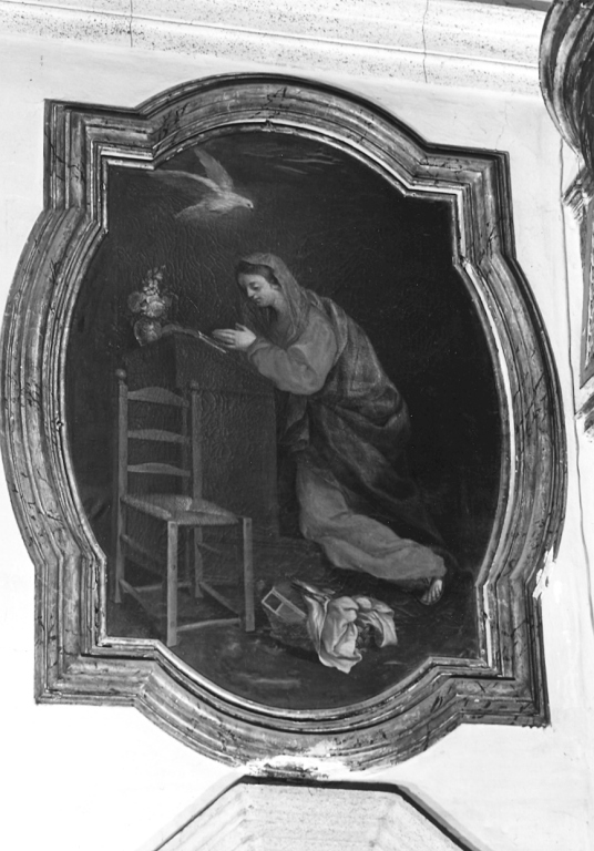 Madonna annunciata (dipinto) di Pichler Giovanni detto Gladiatore (attribuito) (inizio sec. XVIII)