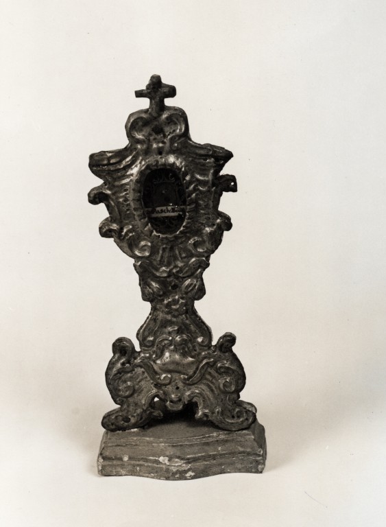 reliquiario-ostensorio - bottega laziale (sec. XVIII)