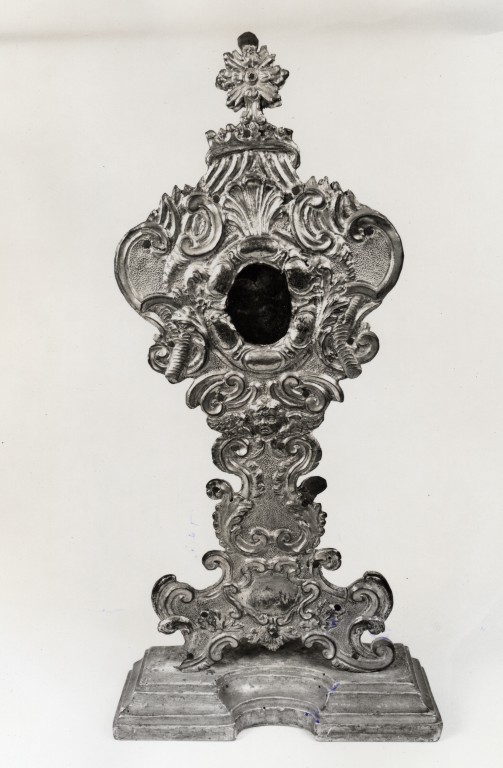 reliquiario-ostensorio - bottega Italia centrale (prima metà sec. XVIII)