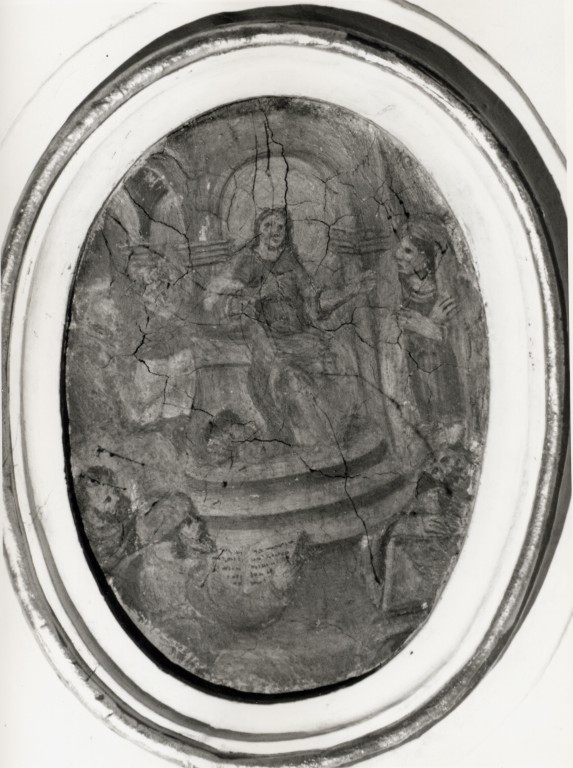 disputa di Gesù con i dottori nel tempio (dipinto) - ambito viterbese (sec. XVIII)
