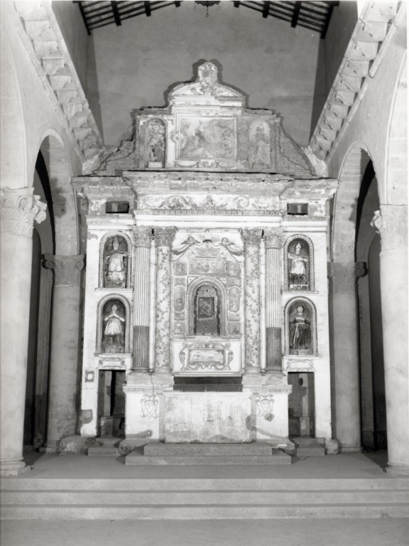 Santi (mostra d'altare) - ambito Italia centrale (primo quarto sec. XVII)