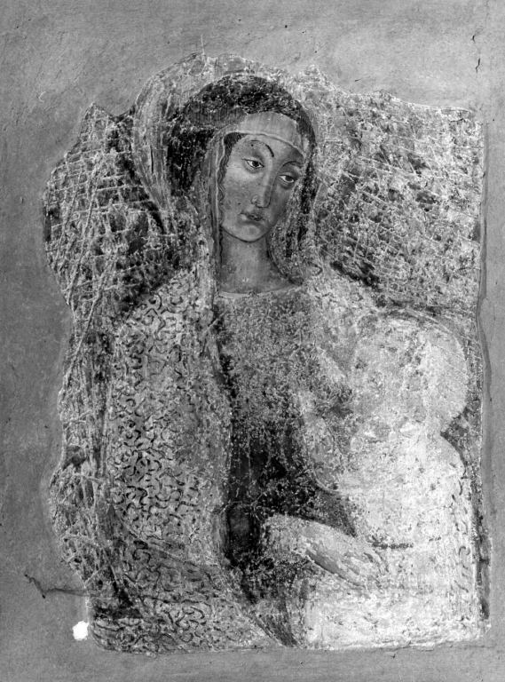 Madonna del Popolo, Madonna con Bambino (dipinto) - ambito laziale (fine/inizio secc. XIV/ XV)