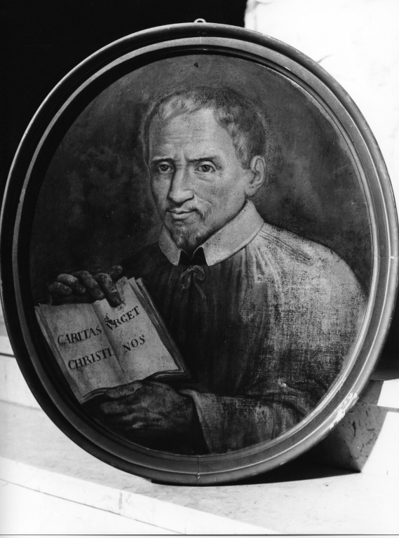 San Vincenzo dè Paoli (dipinto) - ambito laziale (sec. XVII)