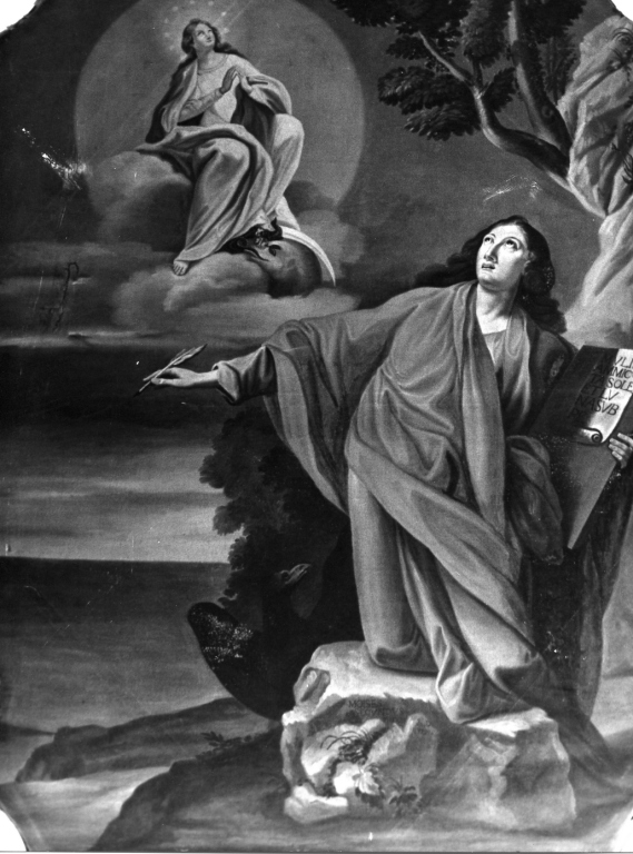 San Giovanni Evangelista (dipinto) di Moises Secundus (sec. XVIII)