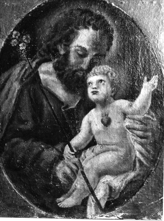 San Giuseppe e Gesù Bambino (dipinto) - ambito laziale (sec. XVIII)