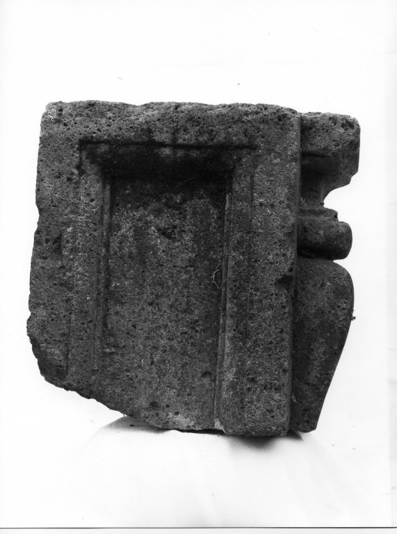 balaustrata, frammento - ambito laziale (sec. XVIII)