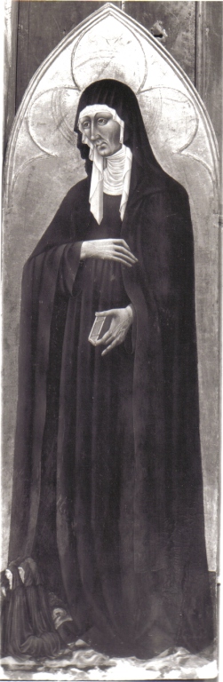 Santa Chiara (scomparto di polittico, elemento d'insieme) di Giovanni di Paolo (sec. XV)