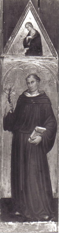 San Nicola da Tolentino, Madonna annunciata (scomparto di polittico, elemento d'insieme) di Martino di Bartolomeo (inizio sec. XV)