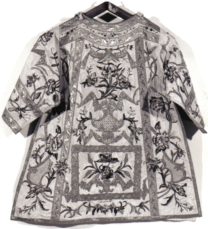 tunicella - manifattura romana (sec. XVIII)