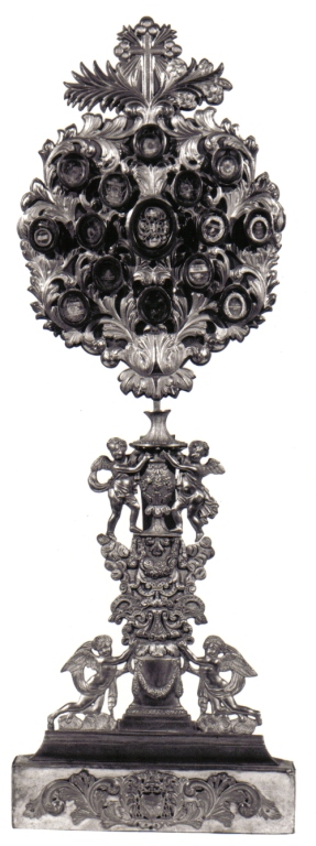 reliquiario - ambito romano (seconda metà sec. XIX)