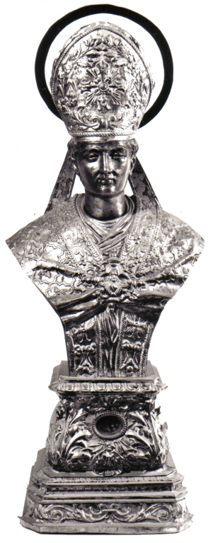 San Nicola di Bari (reliquiario - a busto) - ambito romano (inizio sec. XIX)