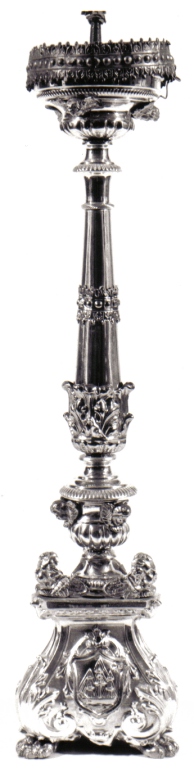 candeliere - ambito romano (fine sec. XIX)