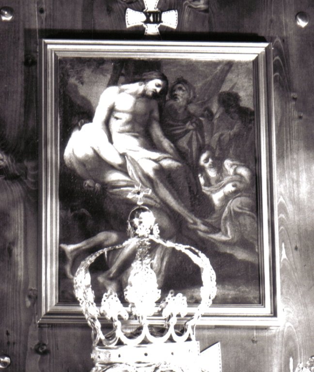stazione XIII: Gesù deposto dalla croce (Via Crucis) - ambito laziale (sec. XVIII)